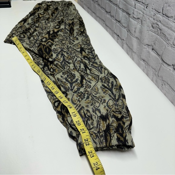 Free movement free people boho baggy Patterned Jogger Pants size L - Picture 10 of 10